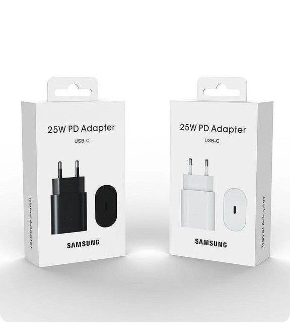 آداپتور شارژ 25 وات دو پین اصل سامسونگ 25W PD