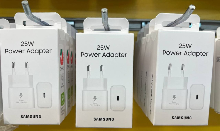 آداپتور شارژ 25 وات دو پین اصل سامسونگ 25W PD