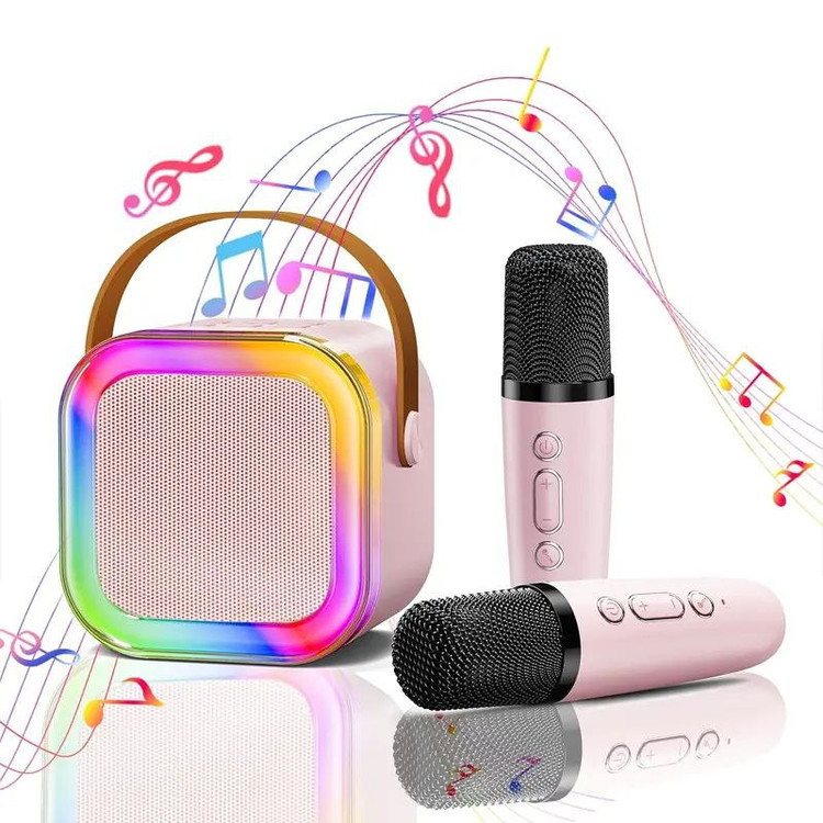 اسپیکر قابل حمل بلوتوثی Sing-E مدل ZQS-K12 با نورپردازی RGB و کارائوکه