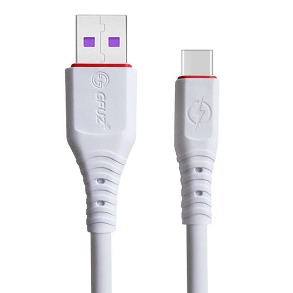 کابل TYPE-C GFUZ مدل CA-125 اورجینال با طول ۱۰۰ سانتیمتر و فست شارژ