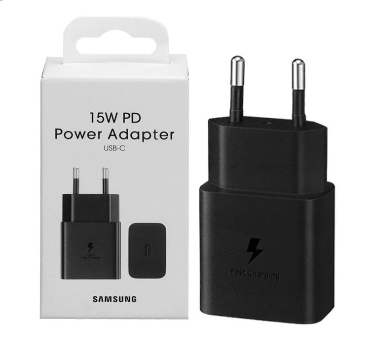 آداپتور دیواری اصلی سامسونگ مدل تایپ سی ظرفیت 15W فست شارژ