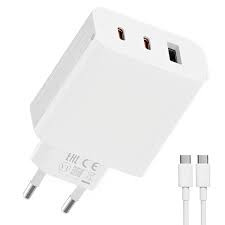 شارژر شیائومی ظرفیت ۶۷ وات با کابل USB Type C