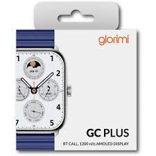 ساعت هوشمند گلوریمی مدل GC SLIM Glorimi با بدنه فلزی و بند سیلیکونی