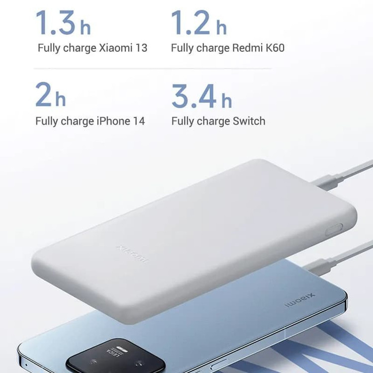 پاور بانک 10000 میلی آمپری شیائومی Xiaomi Power Bank 22.5W Lite P16ZM