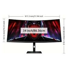 مانیتور گیمینگ منحنی 2K گیمینگ 180 هرتز شیائومی مدل G34WQI سایز 34 اینچ محصول 2024