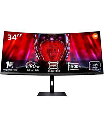 مانیتور گیمینگ منحنی 2K گیمینگ 180 هرتز شیائومی مدل G34WQI سایز 34 اینچ محصول 2024