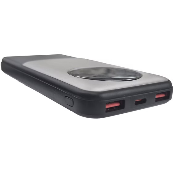 پاور بانک 10000 میلی آمپر KPS مدلKPG-102 با دو خروجی USBو Type-c و micro usb و شارژ سریع