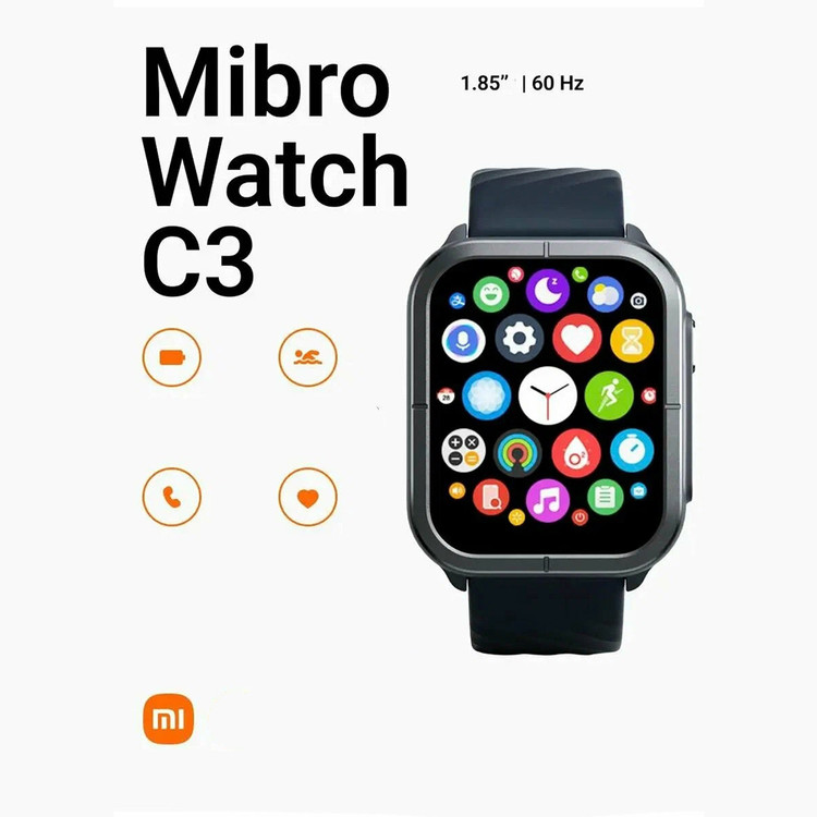 ساعت هوشمند شیائومی مدل Mibro C3