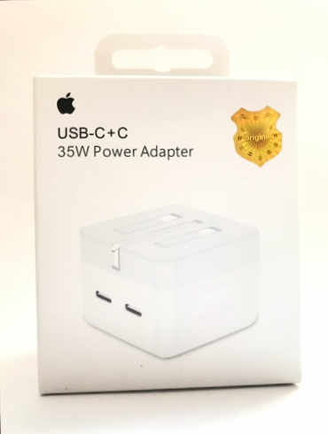 آداپتور برق پورت USB-C اپل 35 واتی های کپی چینی اصل بدون کابل