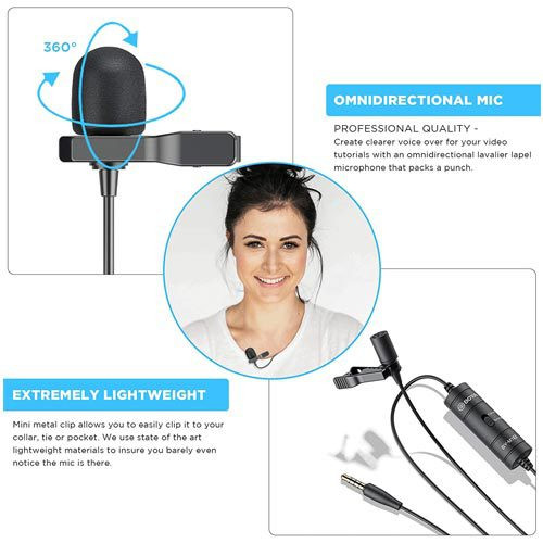 میکروفون یقه ای بویا مدل Boya BY-M1S