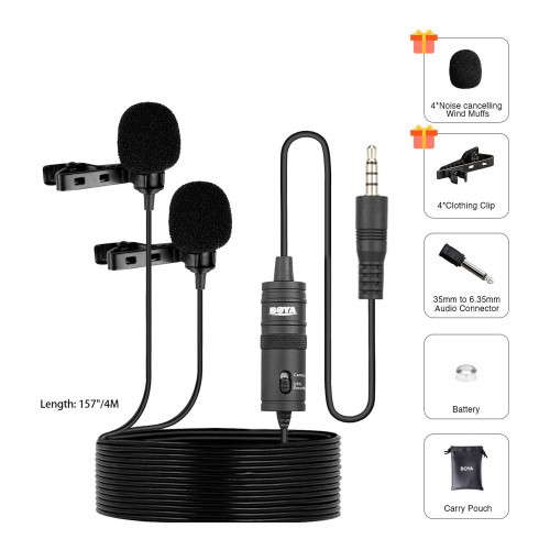 میکروفون یقه ای بویا مدل Boya BY-M1DM