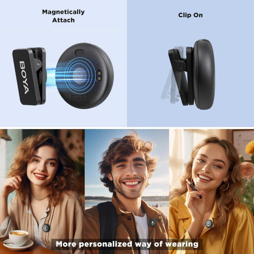 میکروفون یقه ای بی سیم بویا مدل BOYA Omic-D