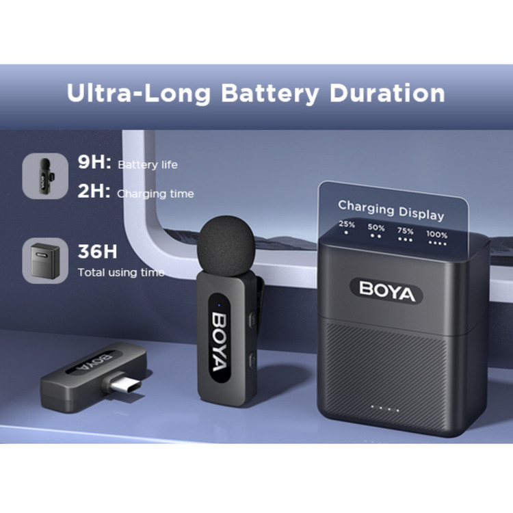 میکروفون بی سیم بویا BOYA BY-V30 Type-C Condenser Microphone