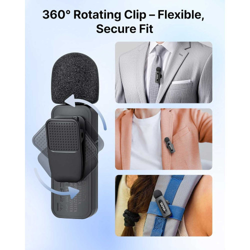 میکروفون بی سیم بویا BOYA BY-V30 Type-C Condenser Microphone