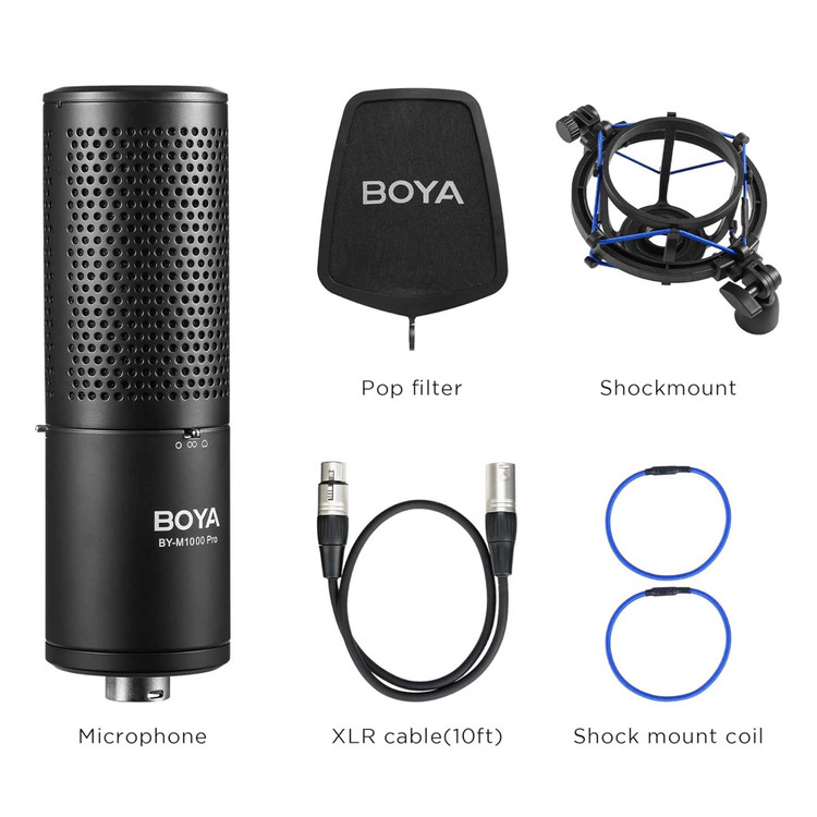 میکروفون استودیویی بویا مدل BY-M1000 PRO