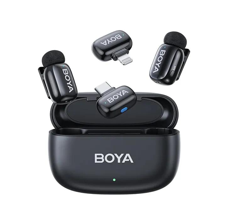 میکروفون Boya Mini 12 | میکروفون بویا مدل Boya Mini 12 Combo مشکی
