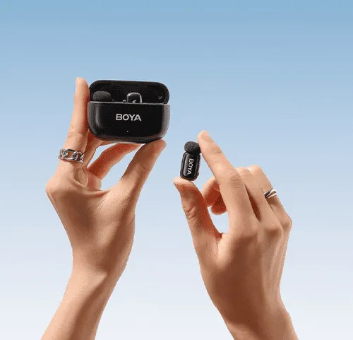 میکروفون Boya Mini 12 | میکروفون بویا مدل Boya Mini 12 Combo مشکی