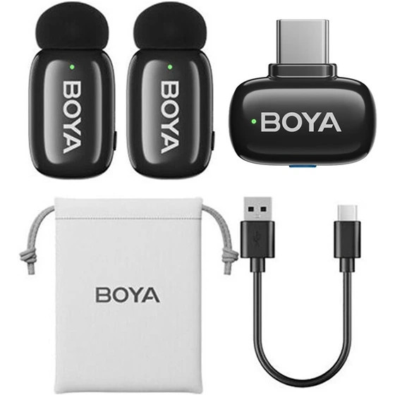 میکروفون یقه ای دو کاربره بویا مدل 23 BOYA MINI رابط Type C
