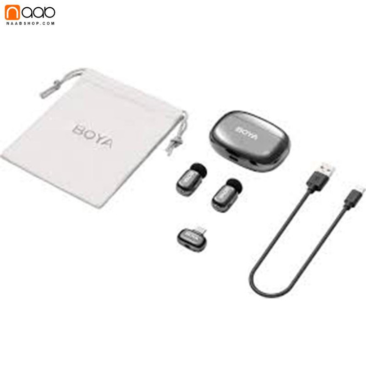 میکروفون بی سیم بویا BOYA mini 2-02 Type C Silver
