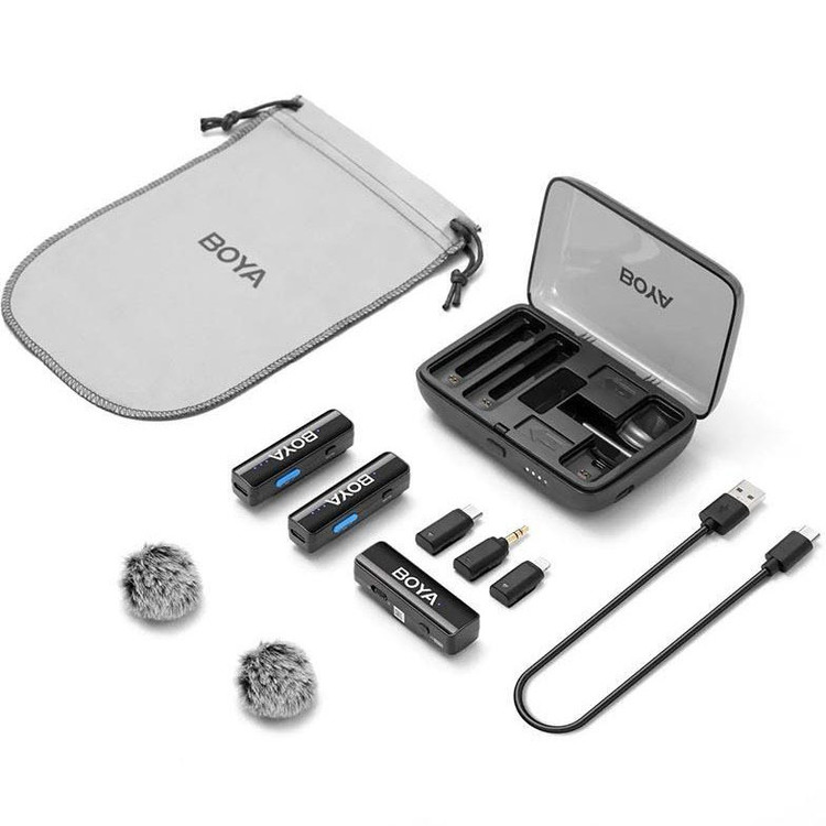 میکروفون بی سیم یقه ای بویا BOYALINK 2 WIERLESS MICROPHONE