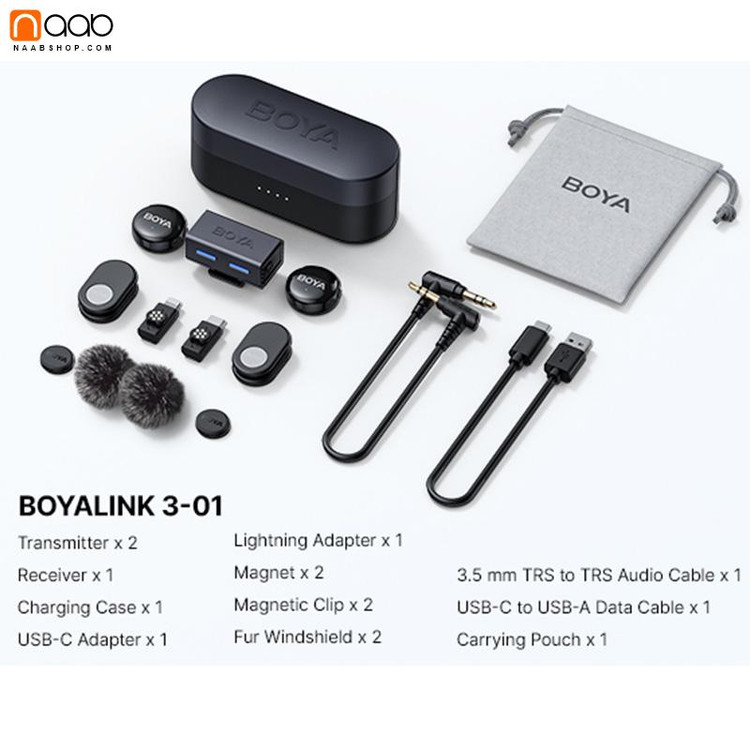 بویا BOYA LINK3-01 Wireless Microphone