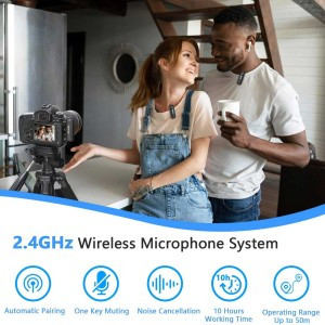 میکروفون یقه ای بی سیم بویا مدل BY-WM3T2-M2
