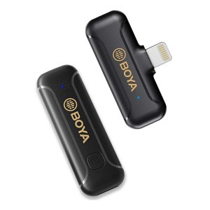 میکروفون یقه ای بی سیم بویا مدل BY-WM3T2-D1 رابط Lightning
