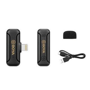 میکروفون یقه ای بی سیم بویا مدل BY-WM3T2-D1 رابط Lightning