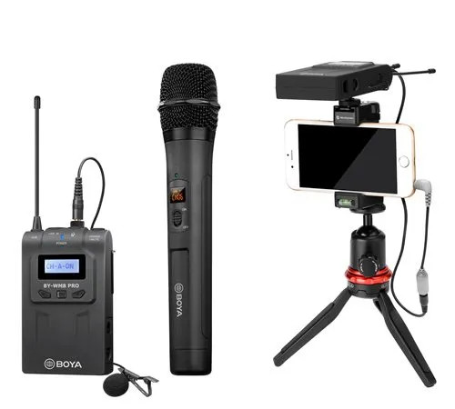 میکروفون بی سیم دستی و یقه ای بویا BY-WM8PRO-K4