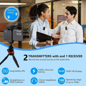 میکروفون یقه ای بی سیم بویا مدل BY-XM6-S2 Mini