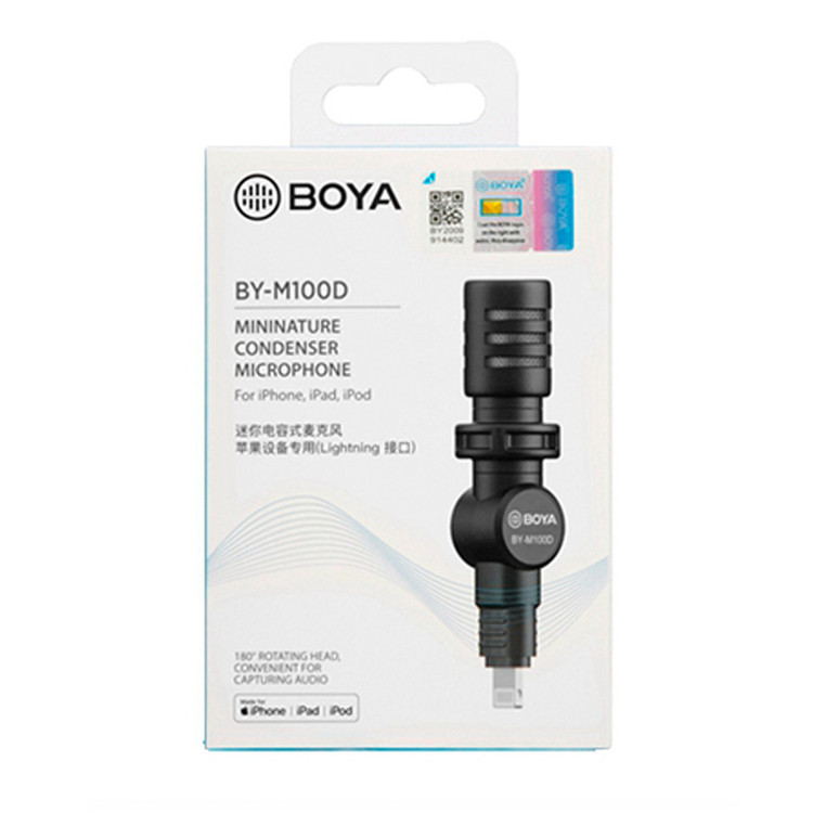 میکروفون مینی بویا مدل BOYA BY-M100D Lightning