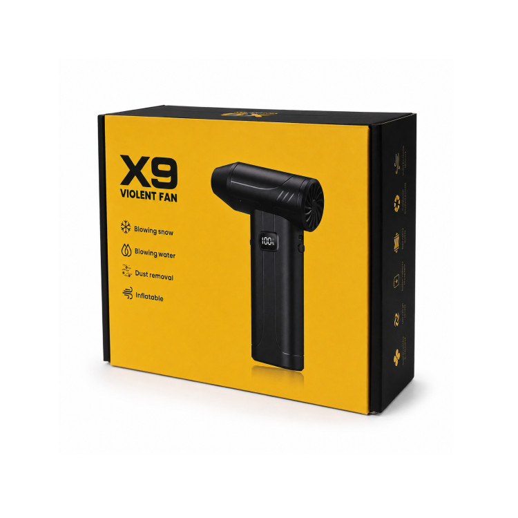 جت فن دستی Violent Fan X9 – جت فن با قدرت باددهی بالا