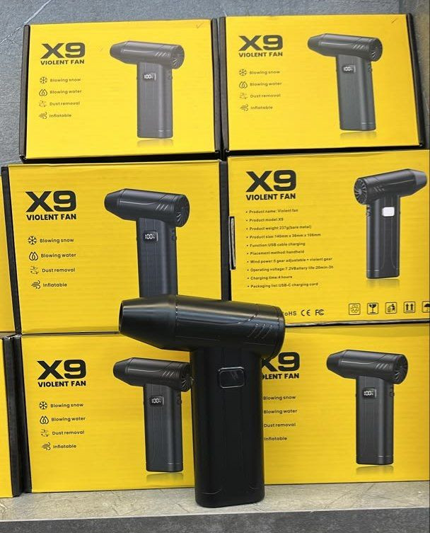 جت فن دستی Violent Fan X9 – جت فن با قدرت باددهی بالا